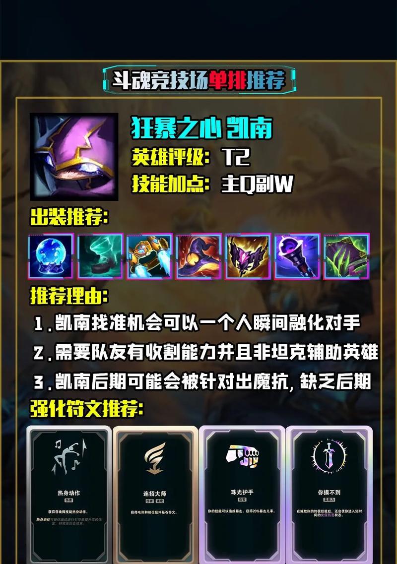 卡莎对线集锦出装攻略（解读卡莎在最新版本中的对线优势以及推荐出装策略）